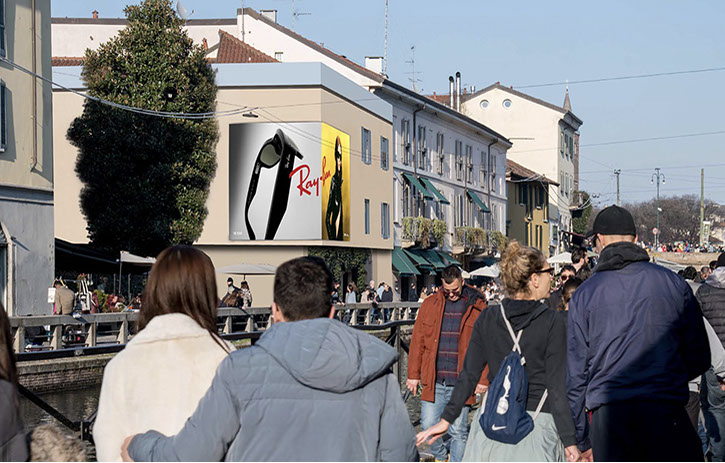 Immagine location spazio pubblicitario Acone Associati Milano piazza Cordusio - palazzo Broggi - Domination_4