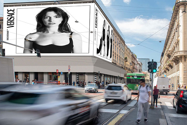 Immagine location spazio pubblicitario Acone Associati Milano piazza Cordusio - palazzo Broggi - Domination_3