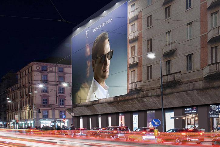 :&nbsp; Immagine location spazio pubblicitario Acone Associati Milano piazza Cordusio - palazzo Broggi - Domination_5