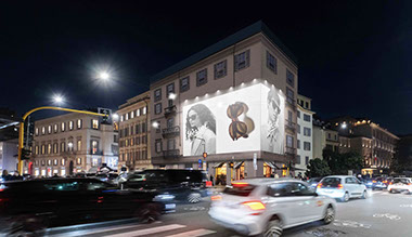 Immagine location spazio pubblicitario Acone Associati Milano piazza Cordusio - palazzo Broggi - Domination_4