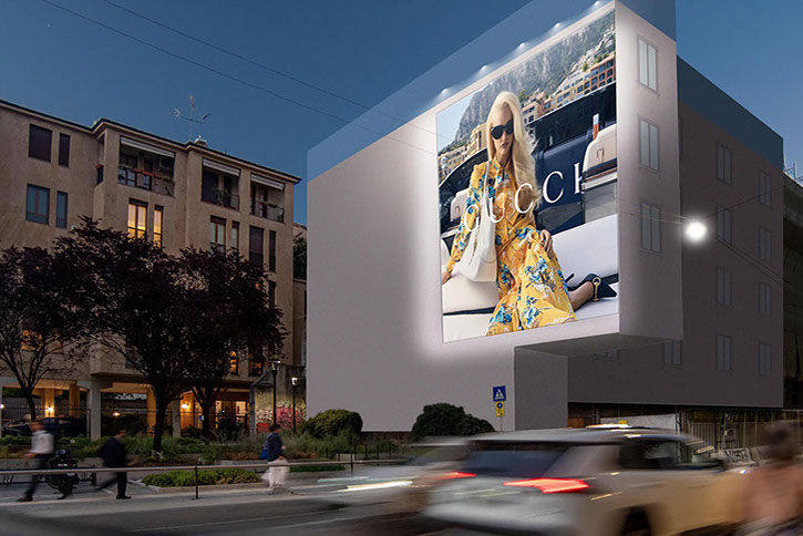 Immagine location spazio pubblicitario Acone Associati Milano piazza Cordusio - palazzo Broggi - Domination_4