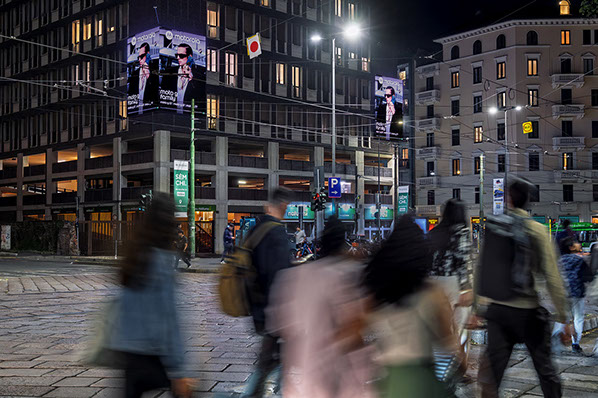 Immagine location spazio pubblicitario Acone Associati Milano corso Como - Gae Aulenti - ledwall_3