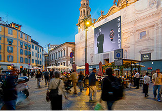 Immagine location spazio pubblicitario Acone Associati Milano corso di Porta Ticinese - Darsena - Colonne di San Lorenzo_2