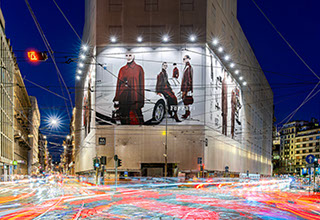 Immagine location spazio pubblicitario Acone Associati Milano corso di Porta Ticinese - Darsena - Colonne di San Lorenzo_4