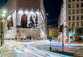 Immagine location spazio pubblicitario Acone Associati Milano corso di Porta Ticinese - Darsena - Colonne di San Lorenzo_5