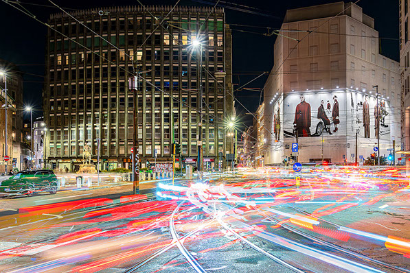 Immagine location spazio pubblicitario Acone Associati Milano corso di Porta Ticinese - Darsena - Colonne di San Lorenzo_2