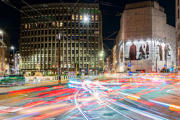 Immagine location spazio pubblicitario Acone Associati Milano corso di Porta Ticinese - Darsena - Colonne di San Lorenzo_2