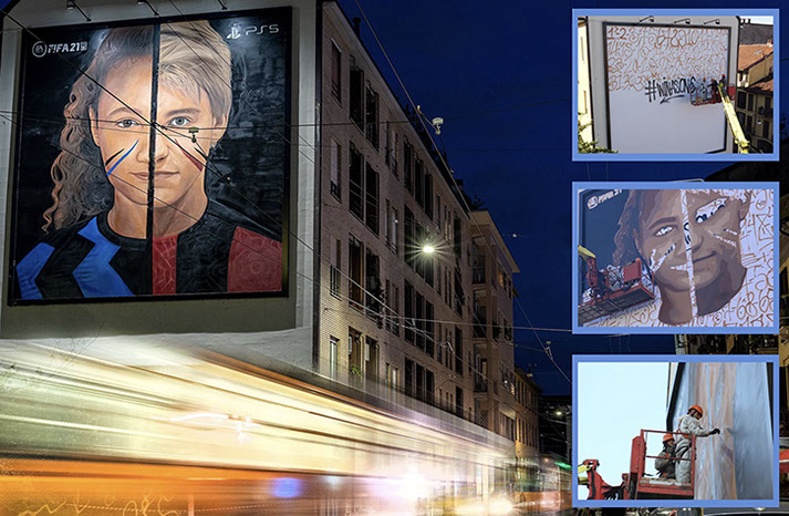 Immagine location spazio pubblicitario Acone Associati Milano corso di Porta Ticinese - Darsena - Colonne di San Lorenzo
