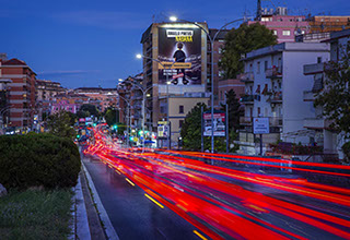 Immagine location spazio pubblicitario a Roma Acone Associati